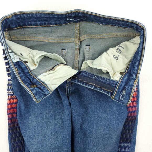 Levi's Made & Crafted 721 High Rise Skinny Jeans Japanese Denim "27x30" (26x30) - Picture 12 of 14